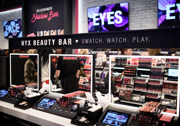 WAYNE, NJ - FEBRUARY 18: General view of atmosphere at the NYX Professional Makeup Store Willowbrook grand opening VIP party on February 18, 2016 in Wayne, New Jersey. (Photo by Dave Kotinsky/Getty Images for NYX Cosmetics)