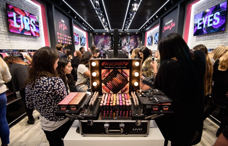WAYNE, NJ - FEBRUARY 18: General view of atmosphere at the NYX Professional Makeup Store Willowbrook grand opening VIP party on February 18, 2016 in Wayne, New Jersey. (Photo by Dave Kotinsky/Getty Images for NYX Cosmetics)